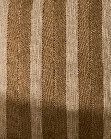 Чехол для подушки Zailo из хлопка с бежевой джутовой вышивкой 45 x 45 см