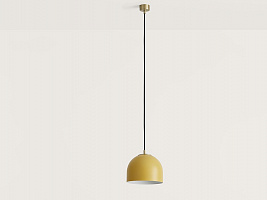 Подвесной светильник Alpha латунный металл/металлический плафон