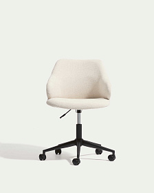 Офисный стул Einara из бежевой синели