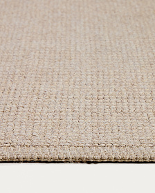 Ковер Turiane из синтетического волокна цвета экрю, 200 x 300 см