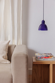 Кобальтово-синий подвесной светильник Venice ш200 1x E27