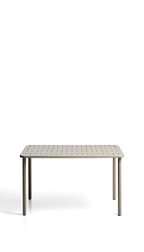 Уличный стол Brai из оцинкованной стали бежевого цвета, 180 x 90 см