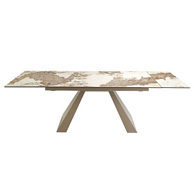 Раздвижной обеденный стол 1124/MC21087DT из мраморной керамики