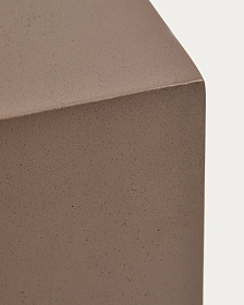 Уличный столик Rustella из коричневого бетона, 35 x 35 см