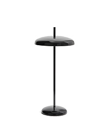 Переносная настольная лампа Porte из черного алюминия