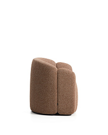 Кресло Corvena из терракотового шенилла, 85 см