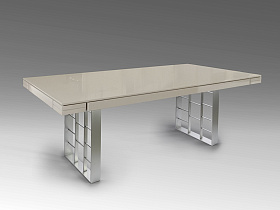 Vita Обеденный стол пепельно-серый/серебристый 240