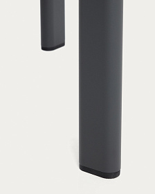 Уличный стол Anafi с графитовой столешницей из спеченного камня, 140 x 80 см