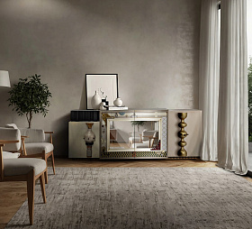 Сервант Magic с зеркальными дверцами