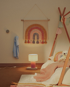 Настенный гобелен Tadea 100% хлопок разноцветная радуга 60 x 52 см