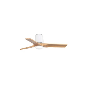 Потолочный вентилятор HEYWOOD TUB S Ш900mm белый/сосна 3P 10W CCT