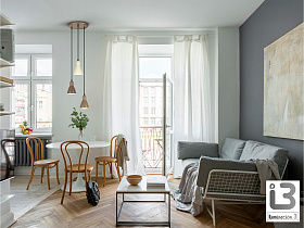 Afra Люстра 3L коричневый/кремовый