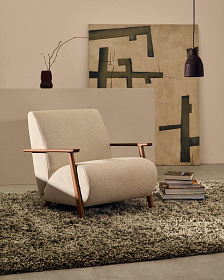 Подвесной светильник из дерева Amire черный Ø 15 см