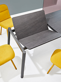 Выдвижной стол с метал. ножками Köln 180х100