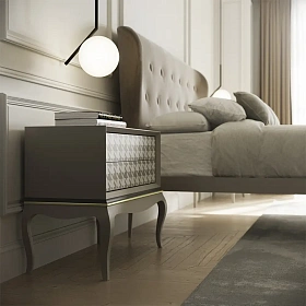 Прикроватная тумба Amura Coco с 2 ящиками 62 см