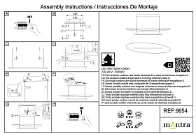 9654 Люстра подвесная ABISAL