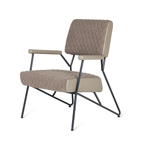 Кресло в винтажном стиле Brighton бежевого цвета