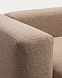 Трехместный диван Blok из коричневой синели, 240 см
