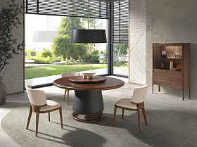 Стул 4206 из кремовой экокожи