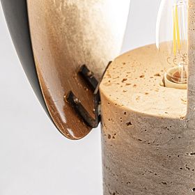 Настольная лампа 36147 из травертина