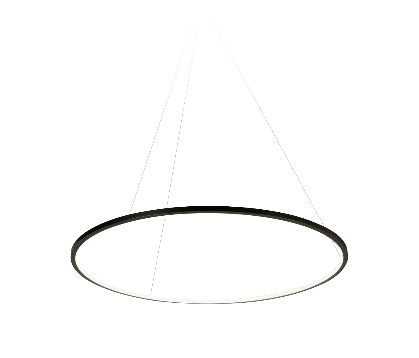 Люстра Circular Inward Light Surface ø120 черная