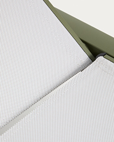 Шезлонг Capraia из зеленого алюминия