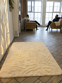 Хлопковый ковер Lillaland Sankofa natural 70*120