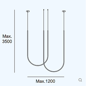 Подвес Tubs Modular Double Arch 00-A156-05-M1