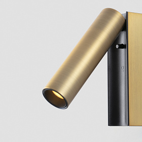 CRONOS Бра с ридером бронзовое LED 4W 2700K