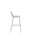 Барный стул Altea бежевый со стальными ножками, 75 см