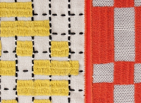 Ковер Bandas Alfombras оранжевый 180