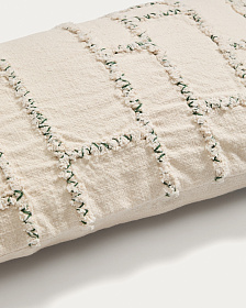 Чехол для подушки Verion с вышитым геометрическим узором, 30 x 50 см
