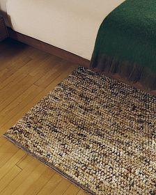Разноцветный ковер Elanis из шерсти букле 160 x 230см