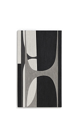 Абстрактная черно-белая картина Onure, 80 x 100 см