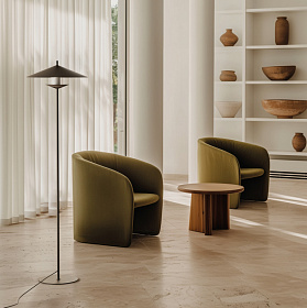 Торшер Gehit золотой металл