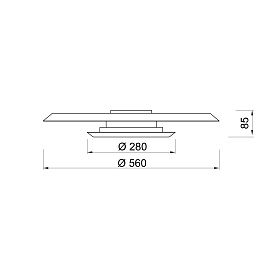 Потолочный светильник TINA 9002