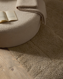 Nak Ковер шерстяной цвета экрю 160 x 230 см