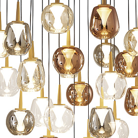 Люстра подвесная ANDROMEDA 8937+24PL