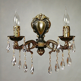 Бра MANTRA Leon Ambiente 2L 2128/2 PB Tear Drop
