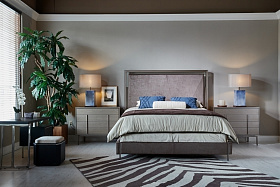 Кровать с мягким изголовьем CORAL CRQP11 