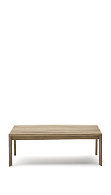 Журнальный столик Ambra из акации со светлой отделкой 82,5 x 140 см
