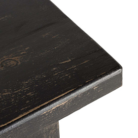 Консоль Azai черная в стиле ваби-саби