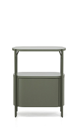 Тумба для ванной Arely из стали и зеленого лака