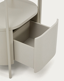 Тумба для ванной Arely из стали и белого лака 60 x 40 см