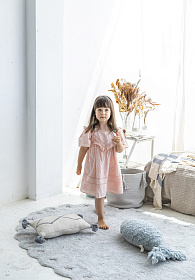 Ковер Сосновая шишка жемчужно-голубой 130*180