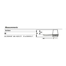 Потолочный вентилятор PUNT TUB M Ш1300MM черный 3 PALAS темное дерево