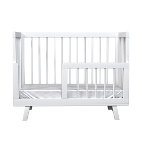 Кроватка для новорожденного Lillaland - модель Lilla Aria (НИК23)белая