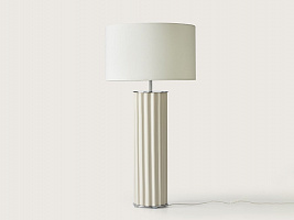 Настольная лампа Onica хромированный металл + белый абажур 801011/41