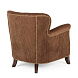Коричневое вельветовое кресло Motto
