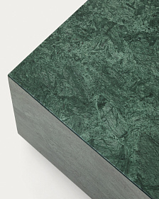 Журнальный столик Sorein из зеленого мрамора 100 x 50 см